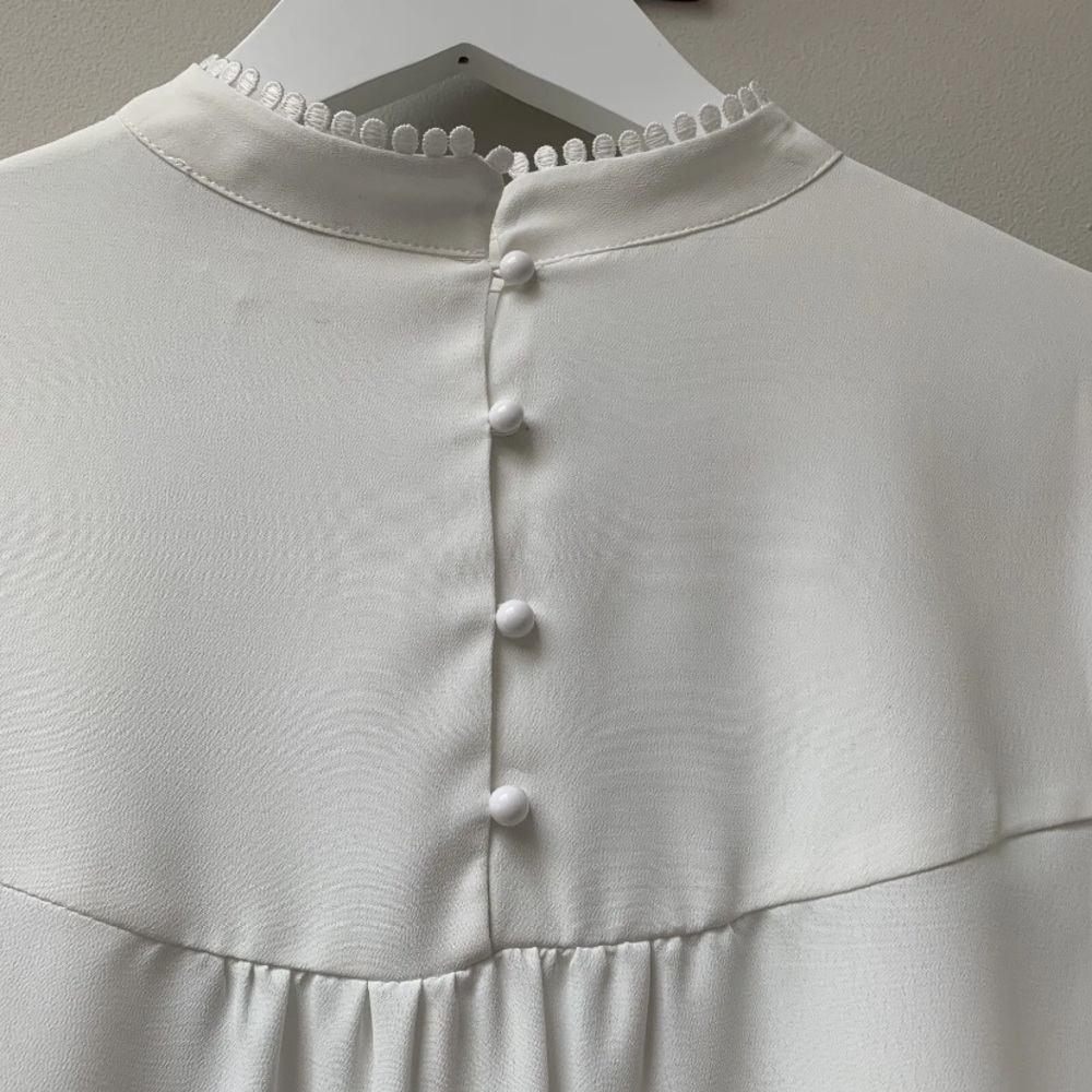 House of bruar shirt blouse size uk 14 ivory classic - Picture 7 of 15